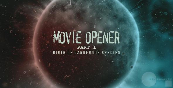 Movie opener Dangerous - VideoHive 3186338