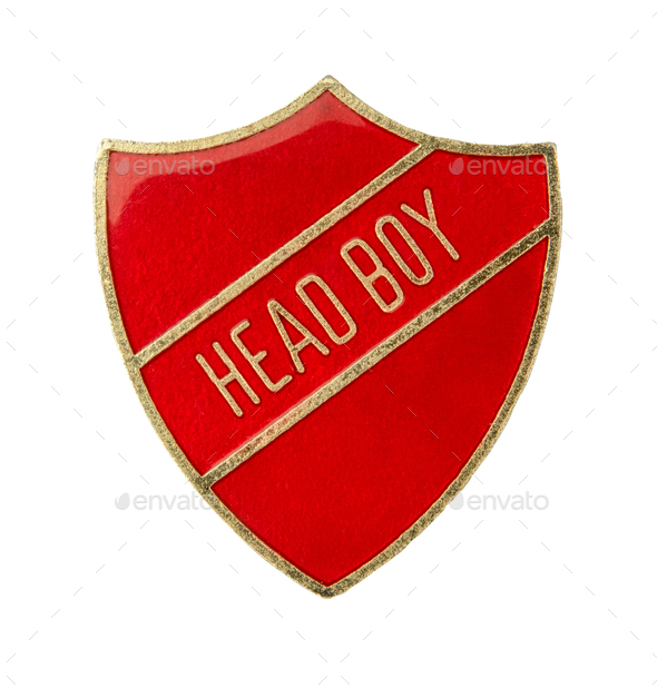 Isolated School Head Boy Badge