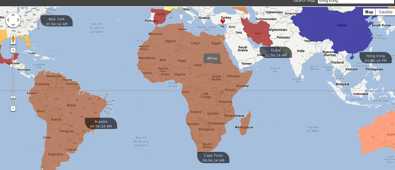 Google Maps with Clickable Countries by eddjusted | CodeCanyon