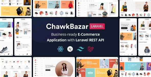 ChawkBazar Laravel - React, Next, REST API Ecommerce With Multivendor