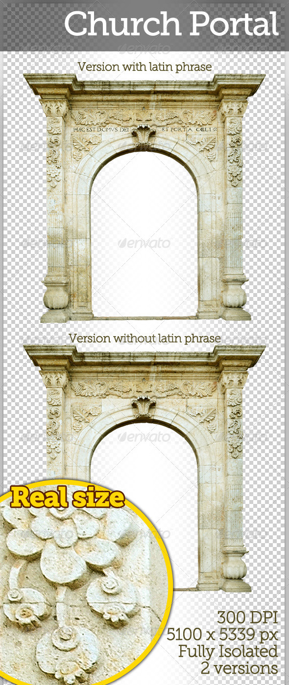 Church Portal - Miscellaneous Isolated Objects