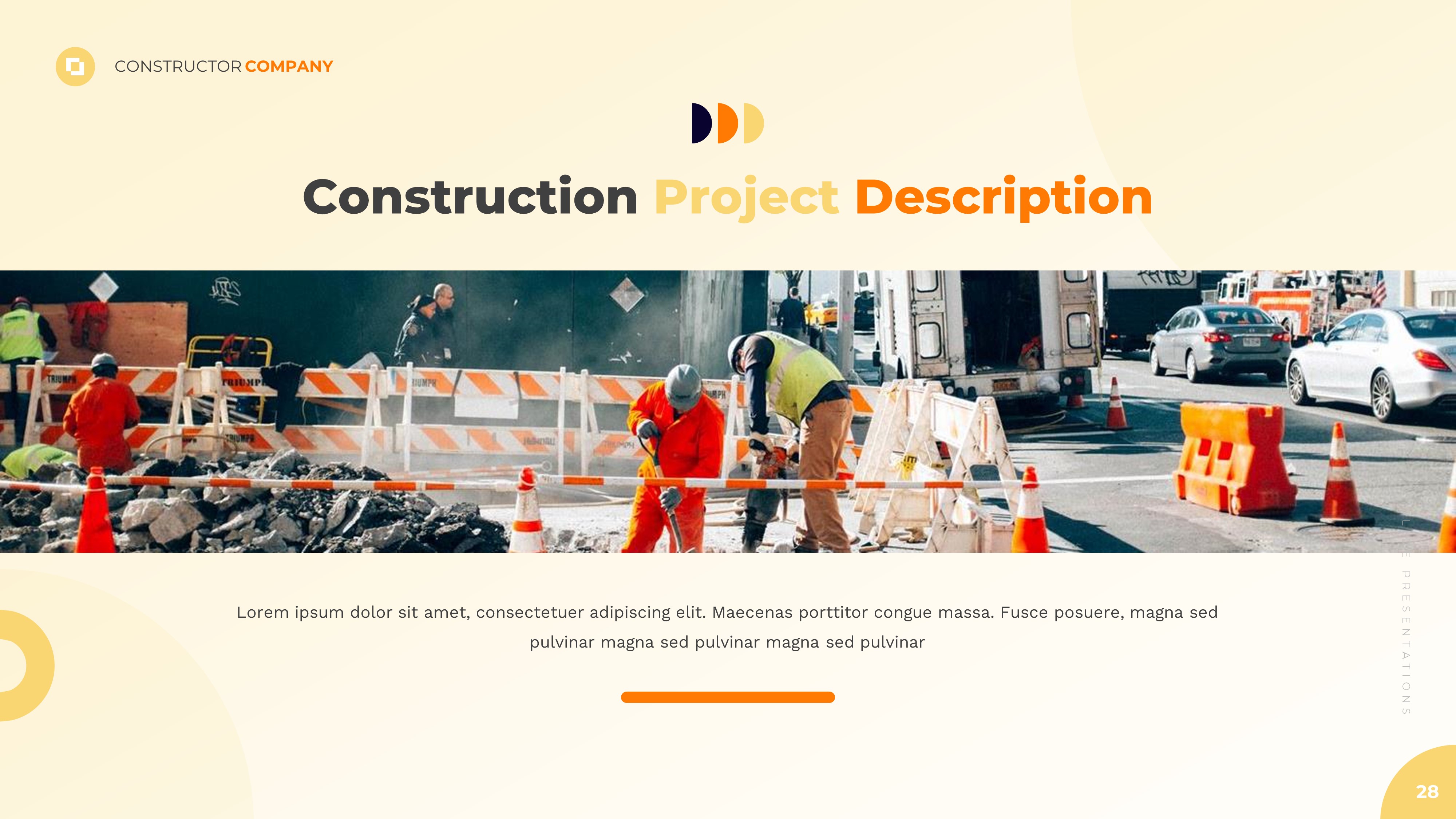 Constructor - Construction & Industrial Google Slides Template ...