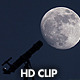 Moon And Telescope - VideoHive Item for Sale
