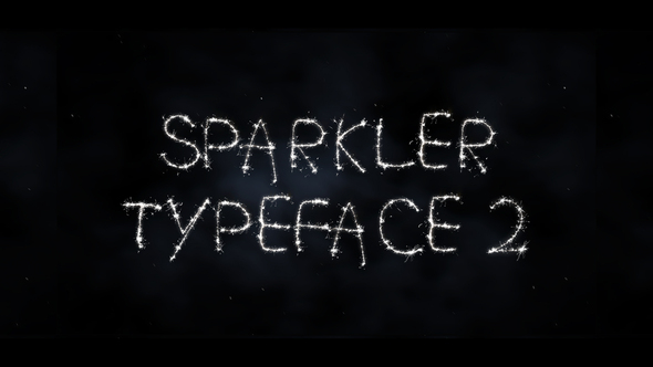 Sparkler Typeface II | After Effects
