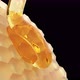 Closed cells of honeycombs with transparent honey. - VideoHive Item for Sale