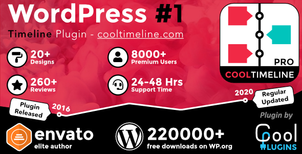 Download Cool Timeline Pro - WordPress Timeline Plugin
