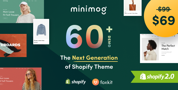 Exceptional Minimog - The Next Generation Shopify Theme