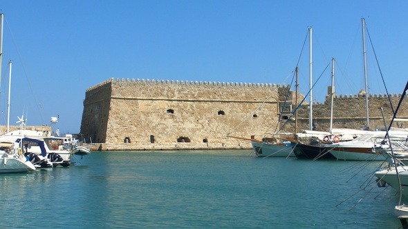 Sea Port Medieval Castle, Heraklion, Crete 