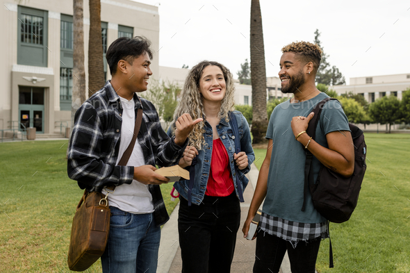 International students at university campus Stock Photo by Rawpixel