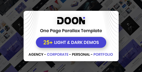 Fabulous Doon - One Page Parallax