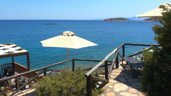 Terraced Beach And Mediterranean Sea, Crete