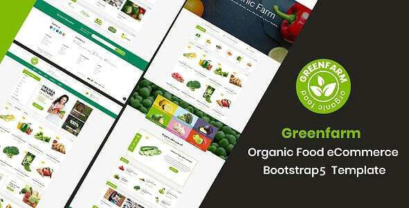 Download Greenfarm - Organic Food Shop HTML Template