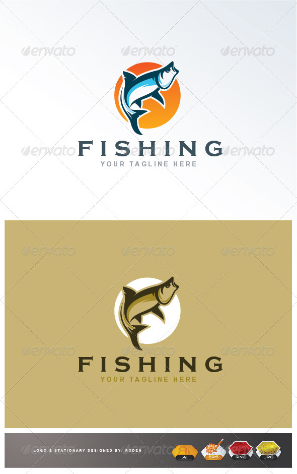 Fishing Logo - Animals Logo Templates
