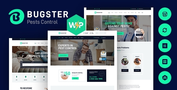 Bugster | Bugs & Pest Control WordPress Theme for Home Services
