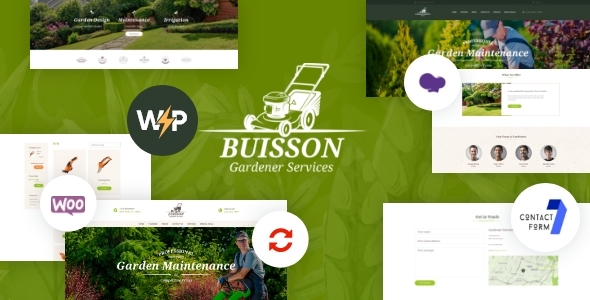 Buisson | Gardening & Landscaping Services WordPress Theme