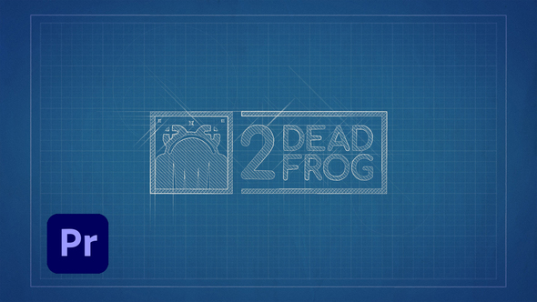 Blueprint Logo Reveal for Premiere Pro