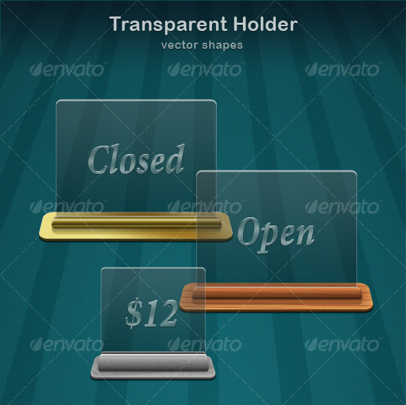 Transparent Holder - Miscellaneous Graphics