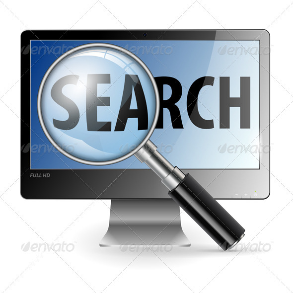 Search Concept - Web Elements Vectors