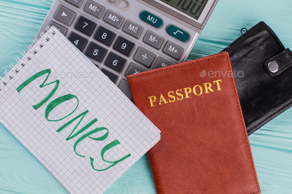 Travel cost calculation concept. - Stock Photo - Images