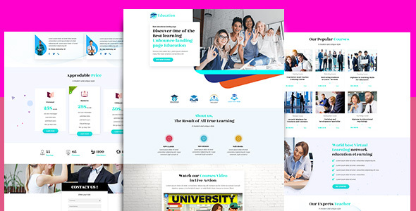 Education - Educational Landing page