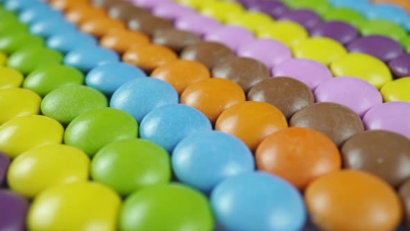 Multicolored Dragee Candies With Milk Chocolate 1.
