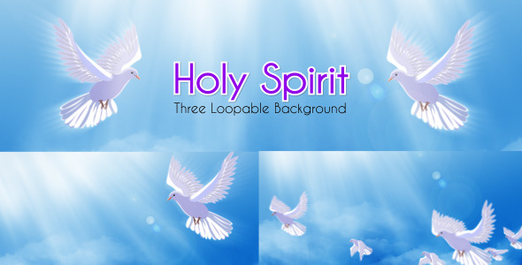 Holy Spirit Dove - Spiritual Loopable Background