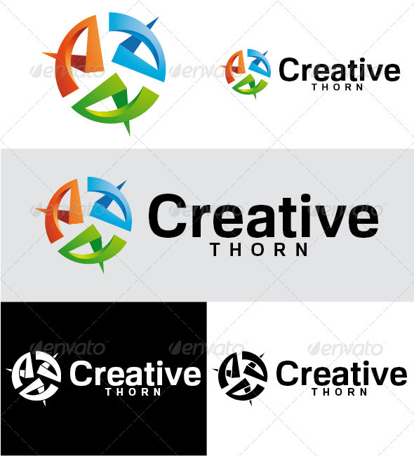Creative Thorn Logo - Abstract Logo Templates