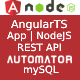 Angular App Generator with NodeJS REST API Generator from MySQL + JWT Auth + Postman + File Upload