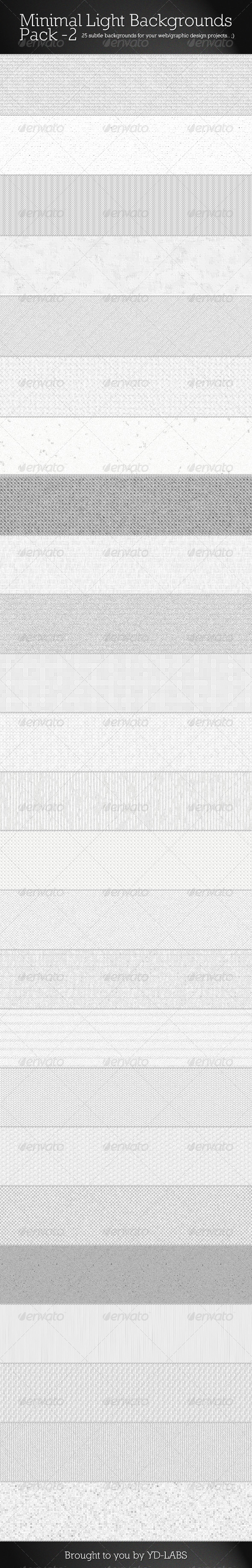 Minimal Light Backgrounds Pack 2 - Patterns Backgrounds