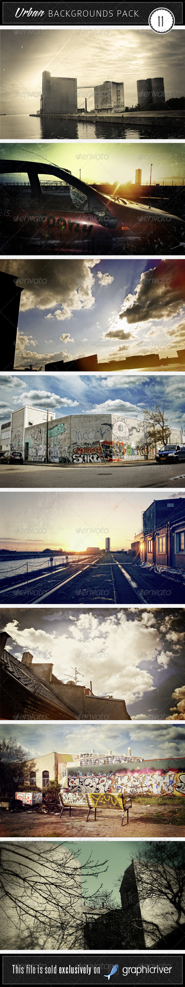 Urban Backgrounds Pack 11 - Urban Backgrounds