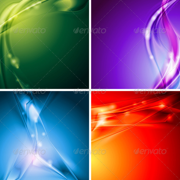 Colourful vector backgrounds - Backgrounds Decorative