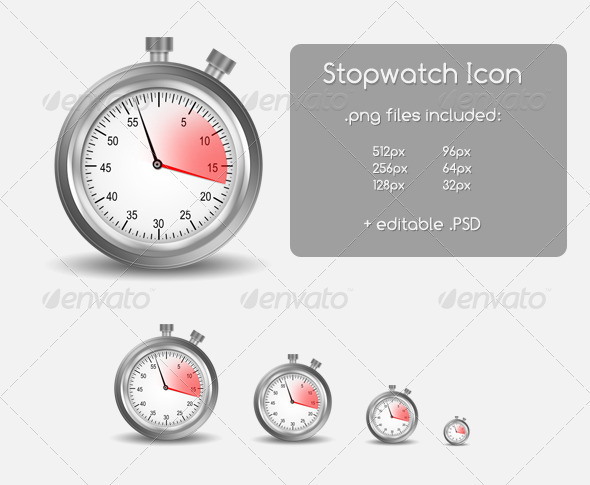 Stopwatch Icon - Technology Icons