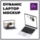 Dynamic Laptop Mockup - Website Presentation - VideoHive Item for Sale
