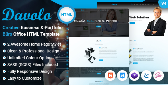 Special Davolo - Corporate Business & Creative Personal Portfolio HTML Template