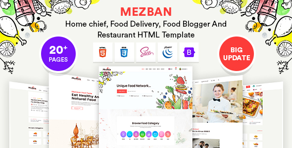 Special Mezban - Food Delivery, Food Blogger & Restaurant HTML Template