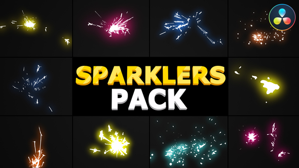 Sparklers Pack | DaVinci Resolve