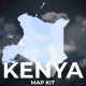 Kenya Map - Republic of Kenya Map Kit - VideoHive Item for Sale