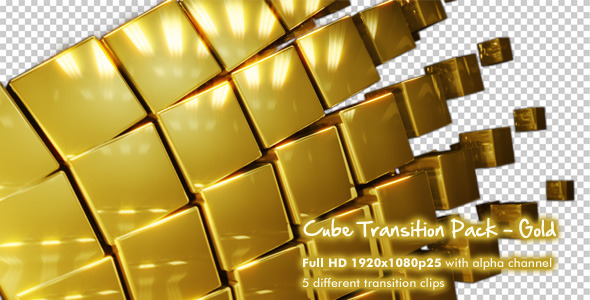 Cube Transition Pack - Gold