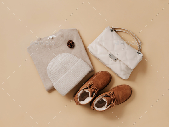 Cozy Sweater and Stylish Bag for a Fashionable Look