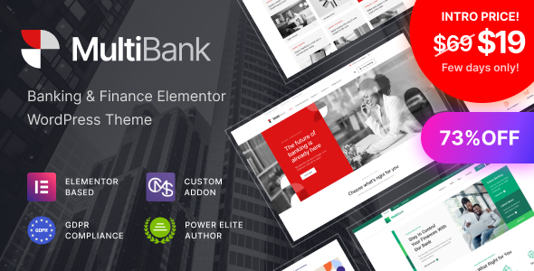 Multibank - Business and Finance WordPress Theme