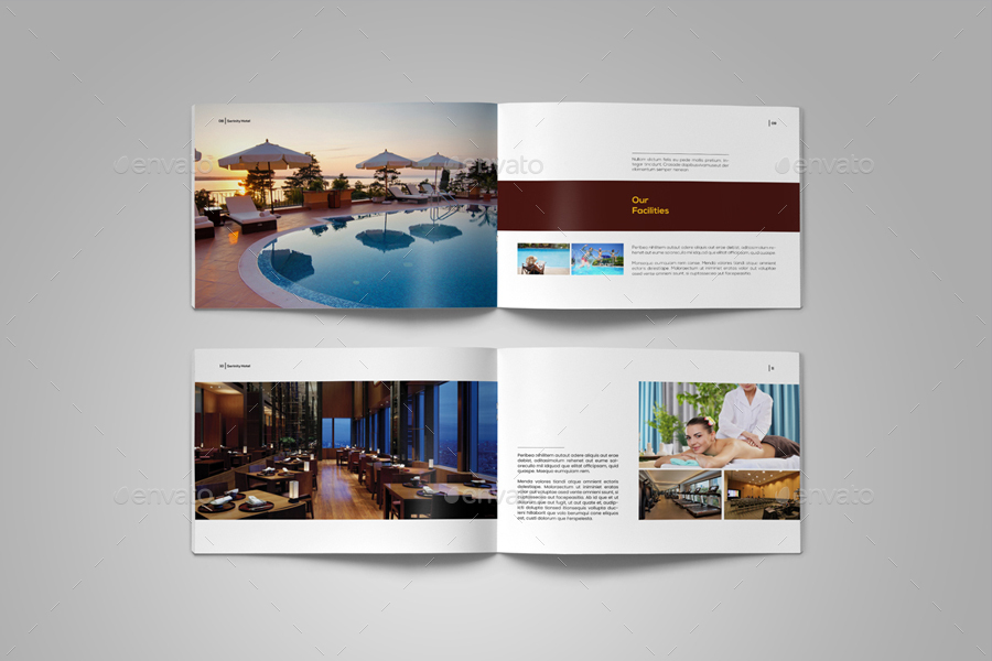 Hotel Brochure, Print Templates | GraphicRiver