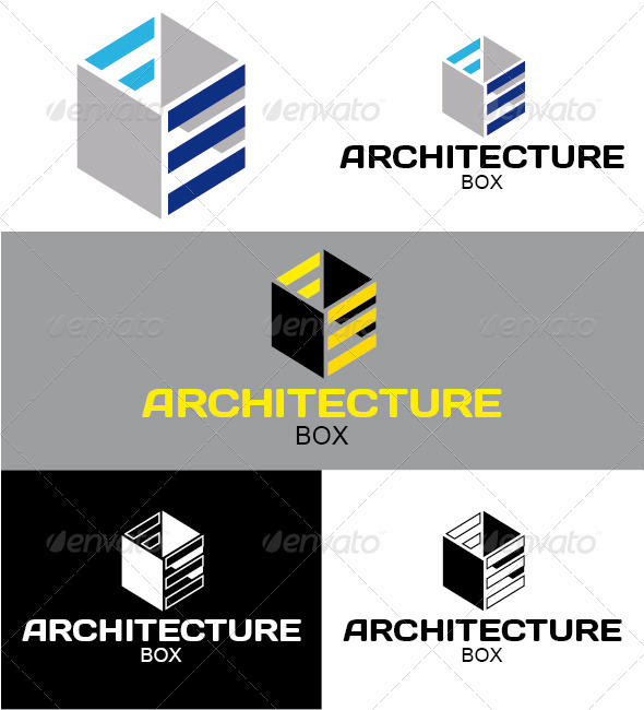Architecture Box Logo - Symbols Logo Templates