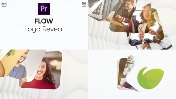Flow Logo Animation for Premiere Pro