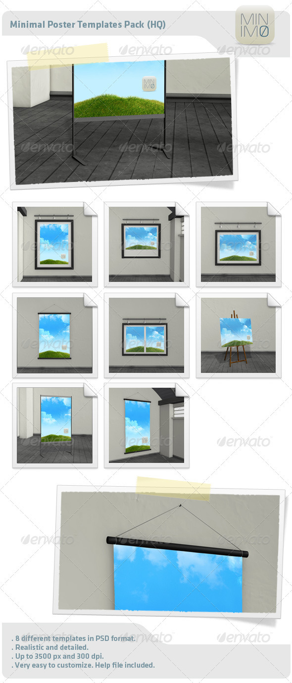 Minimal Poster Templates Pack (HR) - Posters Print