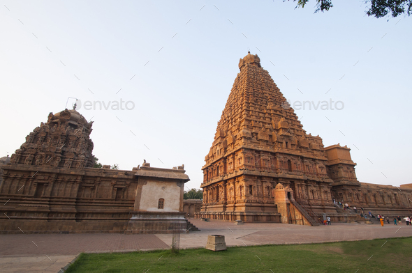 Brihadeeswarar Temple in Thanjavur, UNESCO World Heritage Site. Stock ...