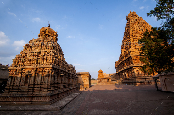 Brihadeeswarar Temple In Thanjavur, Unesco World Heritage Site. Stock 