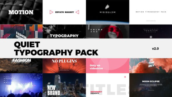 Quiet Typography Pack | Premiere Pro