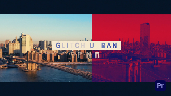 Glitch Urban Opener For Premiere Pro