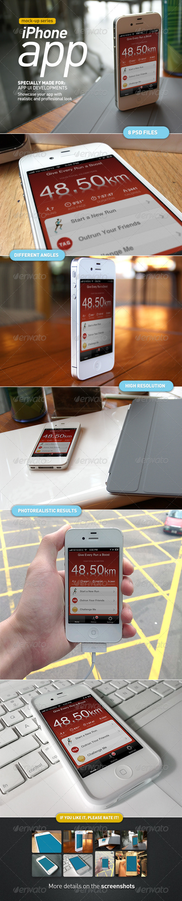 Mobile App | Device Screen Mock-Up - Mobile Displays