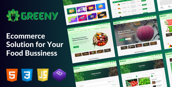 Wonderful Greeny - eCommerce HTML Template